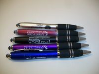 5 Lot Misprint Ink Pens with Soft Tip Stylus for Touch Screen, Thick Barrel