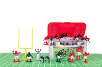 Kaskey Kids Football Guys - Red & White/Navy & White Inspires Kids Imaginations with Endless Hours of Creative, Open-Ended Play - Includes 2 Teams & Accessories - 28 Pieces in Every Set!