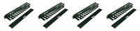 Panduit WMPFSE Horizontal Cable Manager, Black, 1 RU, Black (Fоur Расk, Black)