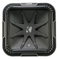 Kicker L715 Q-Class 15-Inch (38cm) Square Subwoofer, Dual Voice Coil 2-Ohm