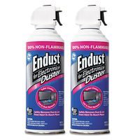 Endust 248050 Non-Flammable Duster with Bitterant, 10 oz, 2 Cans/Pack