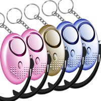 Sonkir Personal Alarm, 5 Pack 130dB Safesound Personal Alarm Keychain, Emergency Self Defense Electronic Device with LED Light for Women Kids and Elderly