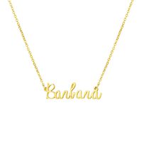 Personalized Name Necklace 18K Gold Plated New Mom Bridesmaid Gift Jewelry for Barbara