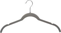 AmazonBasics Velvet Shirt Dress Clothes Hangers, 30-Pack, Gray