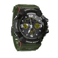 LOKMAT Sports Anolog Digital Smart Watch -Men Boys Waterproof Bluetooth Smart Wrist Watch, Smartwatch with Walking Calories,Remote Camera, Call/SNS/SMS Reminder for iOS and Android Smartphone (Green)