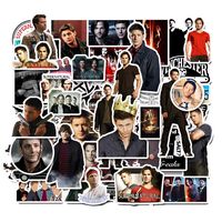 Magic Anime Supernatural Theme Stickers Laptop Stickers Waterproof Skateboard Snowboard Car Bicycle Luggage Decal 50pcs Pack (Supernatural)