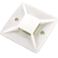 Super-Adhesive X-Large Cable Tie Mounts 100 Pack For Fast, Frustration-Free Wire Management. Anchor These Zip Tie Bases Tools-Free With Sticky Backs Or Use Screw-Holes For Permanent Hold