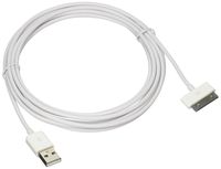 Ziotek ZT1311541HC1 10-Feet Iphone/Ipod Sync And Charge Cable, White