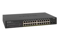 NETGEAR 26-Port Gigabit Ethernet Smart Managed Pro PoE Switch (GS324TP) - with 24 x PoE+ @ 190W, 2 x 1G SFP, Desktop/Rackmount, S350 series