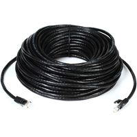 Lknewtrend 200FT CAT6 High-Speed 10 Gbps Ethernet Network Cable - RJ45 Internet LAN Solid PoE Wire for IP PoE Security Camera, NVR, Computer, Router, Xbox, TV, Switch (200 Feet, Black)