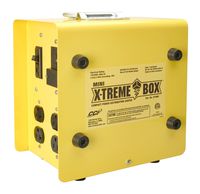 Southwire 19800102 Mini X-Treme Box Portable Temporary Power Distribution Box, Converts (1) L14-30P to (8) 5-20R