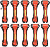 ONCHA Safety Hammer 10 Pack,Car Emergency Escape Tool 2-in-1 Family Car Window Breaker and Seatbelt Cutter,Life Saving Survival Kit