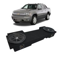 Compatible with 2002-2013 Chevy Avalanche Underseat Kicker Comp C12 Dual 12" Sub Box Enclosure New - Final 2 Ohm