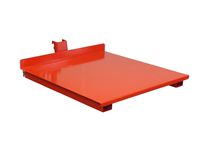 Magliner 5360252 LiftPlus Straight Fork and Platform, Red, 24" Square Usable Surface, 350 lb. Capacity (Pack of 2)