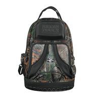 Klein Tools 55421BP14CAMO Backpack and Tool Bag, Nylon Backpack with Camo Design has 39 Pockets and Molded Base, Great Tool Organizer