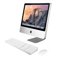 Apple iMac MC015LL/C All-in-One Desktop Computer (Education Version) - 20" Widescreen Display, Intel Core 2 Duo 2.6GHz (Renewed)