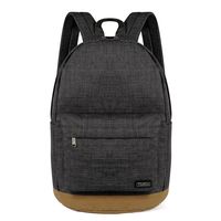 ThiKin Unisex Classic Travel Laptop Backpacks College School Bags Bookbag Black