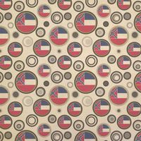 Mississippi State Flag Kraft Present Gift Wrap Wrapping Paper