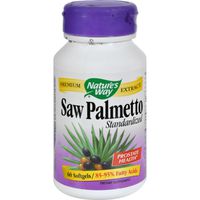 2Pack! Nature's Way Saw Palmetto Standardized - 60 Softgels