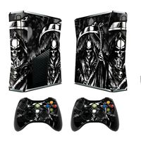 Designer Skin for XBOX 360 SLIM System & Remote Controllers -Reaper
