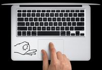 ThatLilCabin - Circle Game Hand 3" vinyl sticker decal AS1391 FOR LAPTOP KEYBOARD REST