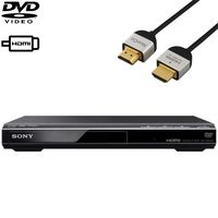 Sony DVPSR510H DVD Player with HDMI Port with A NeeGo Slim HDMI Cable