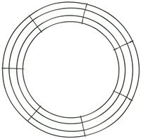 Darice 14" Metal Floral Wreath, Green (170140)