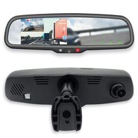 Master Tailgaters 4.3" LCD Rear View Mirror with 1080P 30FPS, 720P 60FPS HD DVR Recorder with Superior Night Vision + Backup Camera Enabled