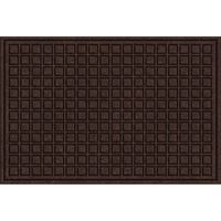 Textures Blocks Entrance Mat, 2-Feet by 3-Feet, Walnut