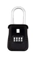 Combination Secure Alpha 4-Digit Key Lock Box | Portable Unit Hangs on Door | Storage for Multiple Keys | Key Security | Great for Homes or Rental Properties