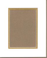 24x36 White & Gold Double Picture Mats with White Core, for 20x30 Pictures
