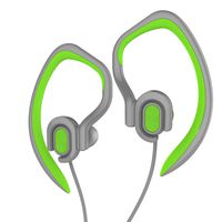 Sports Earhook Headphones Good Sound Waterproof Earphone Wholesale Popular Stereo 3.5mm Jack Headphone with Mic(Green)