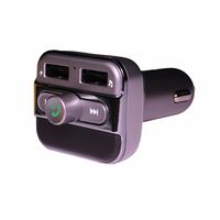 Bluetooth FM Transmitter for Car with AUX Port, USB, MP3, for iPhone, Android, Supports MP3/WMA, Micro SD Card Slot
