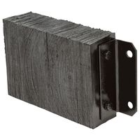 Guardian Dock Bumper 20"W x 10"H x 4 1/2"D Horizontal Laminated Rubber
