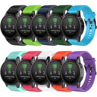 QGHXO Band for Garmin Fenix 5S, Soft Silicone Replacement Watch Band Strap for Garmin Fenix 5S Smart Watch, Fit 5.31"-8.46", (Not Fit Fenix 5 / 5X) (A:10PCS Bands)