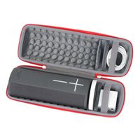 Hard Travel Case for Ultimate Ears MEGABLAST Portable Wi-Fi Bluetooth Speaker by co2CREA (Red)