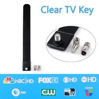 Areyourshop Clear TV Key Antenna Clear Digital HDTV Indoor Antenna Cable As Seen On TV