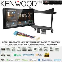 Kenwood DMX905S 6.95" Digital Media Receiver Double Din Radio Install Kit with Apple CarPlay Fits 2003-2007 Accord and Sots Lanyard Bundle