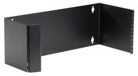 Black Box Wallmount Patch Panel Bracket, 19"W, 8" Deep, Hinged 2" from M5 Holes, 4U (7"H)