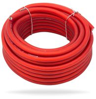 InstallGear 8 Gauge Red 25ft Power/Ground Wire - OFC (99.9% Oxygen-Free Copper)
