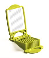 Durable Luncheon Meat Slicer, Quality Stainless Steel 11 Wires for 12 Thinner Slices, Certified Safety, Slice Meats, Fruit and Soft Cheeses (Green)