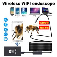 Zhenrong Wireless Endoscope1200P, WiFi Borescope Inspection Camera 2.0 Megapixels HD Snake Camera for Android and iOS Smartphone, iPhone, Samsung,Huawei (Hard 8.0mm,5M)