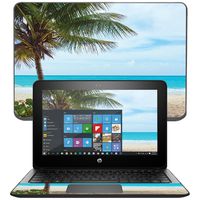 Mightyskins Skin Compatible with Hp Probook X360 11" (2017) Wrap Cover Sticker Skins Beach Bum
