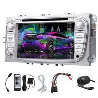 Android 5.1 GPS Capacitive Multimedia Car DVD Player Stereo System for Ford Focus Mondeo Galaxy Audio Car Radio FM AM Video Receiver CD Autoradio MP4 Remote Control Sub AMP Rearview Camera