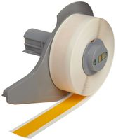 Brady M71C-500-581-YL 50' Length x 0.5" Width Yellow Color B-581 Repositionable Vinyl Tape For BMP71 Label Printer