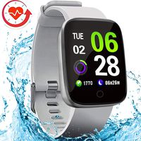 FITVII E-Pro Smart Watch, Fitness Tracker with Multiple Sport Mode, HR&Blood Pressure Monitor with SpO2 and Sleep Tracker, Activity Tracker for Women Men