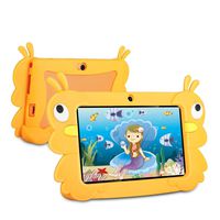 7 Inch Android Tablet PC Android 7.0, OTG, 2GB RAM, Hard Disk 32GB - IPS Screen HD 1280 800 Pixel WiFi Tablets (Yellow Bird, G9)