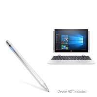 HP Chromebook x2 Stylus Pen, BoxWave [AccuPoint Active Stylus] Electronic Stylus with Ultra Fine Tip for HP Chromebook x2 - Metallic Silver