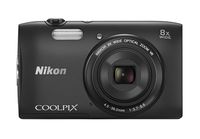 Nikon COOLPIX S3600 20.1 MP Digital Camera with 8x Zoom NIKKOR Lens and 720p HD Video (Black) (Discontinued by Manufacturer)