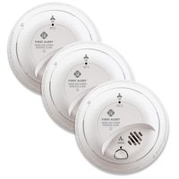 First Alert BRK SC9120B-3 Hardwired Smoke and Carbon Monoxide (CO) Detector with Battery Backup, 3 Pack